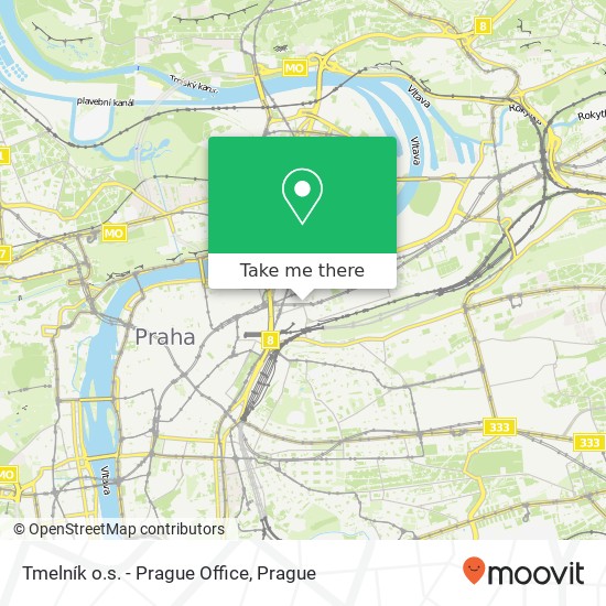 Карта Tmelník o.s. - Prague Office