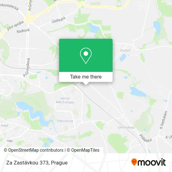 Карта Za Zastávkou 373