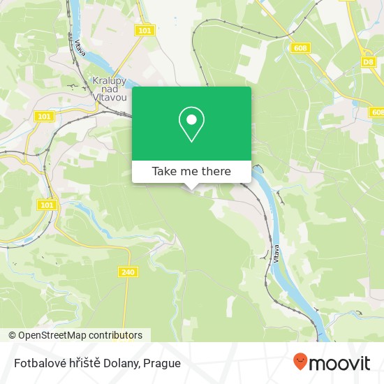 Fotbalové hřiště Dolany map