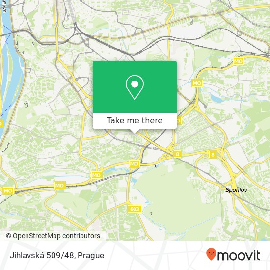 Jihlavská 509/48 map