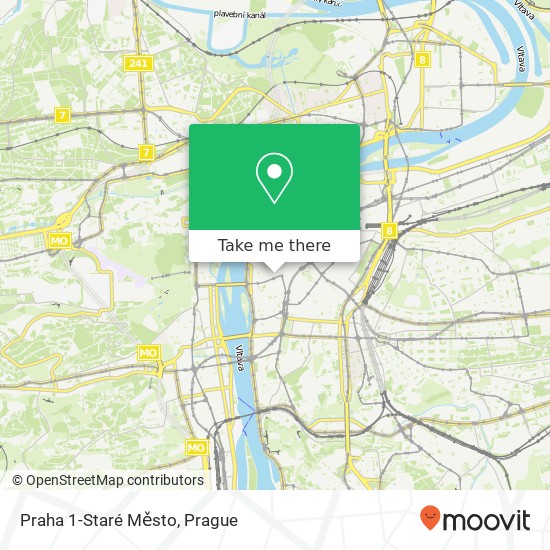Карта Praha 1-Staré Město