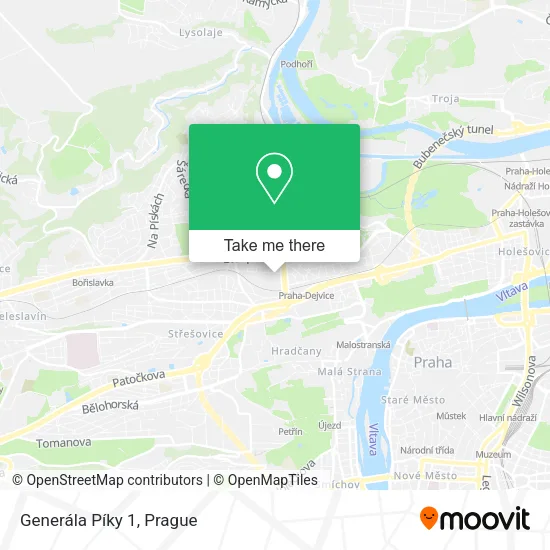 Карта Generála Píky 1