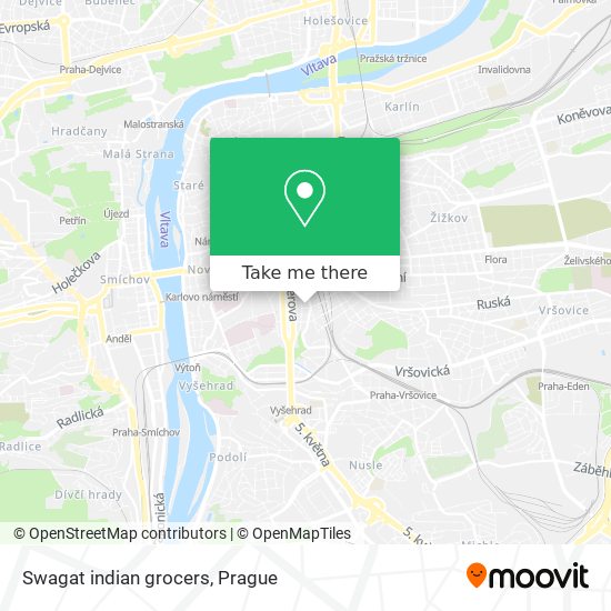 Swagat indian grocers map