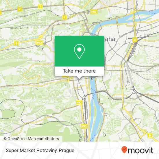 Super Market Potraviny map