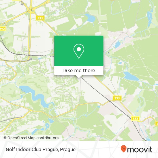 Карта Golf Indoor Club Prague