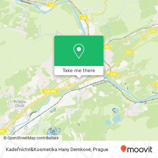 Kadeřnictví&Kosmetika Hany Demkové map