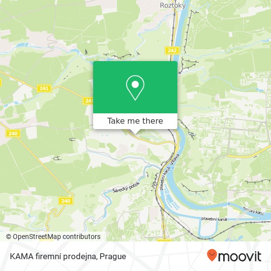 KAMA firemní prodejna map