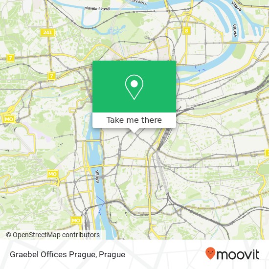 Graebel Offices Prague map