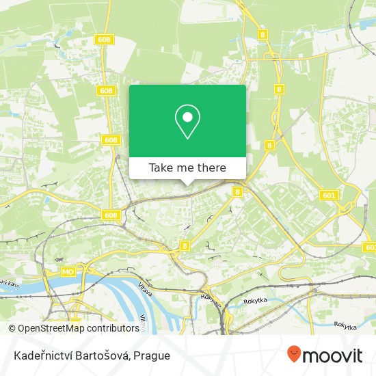 Kadeřnictví Bartošová map