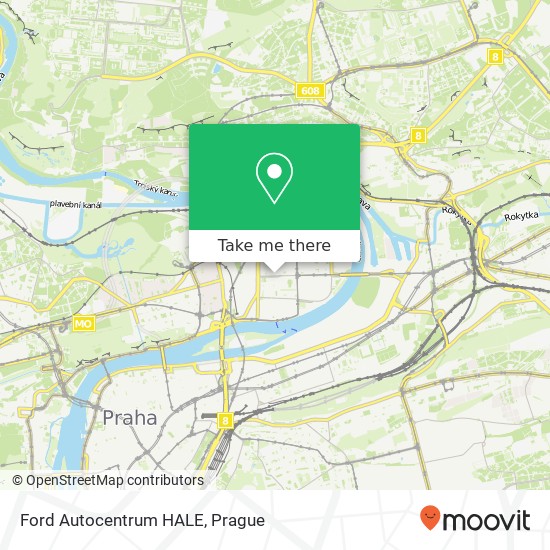 Ford Autocentrum HALE map