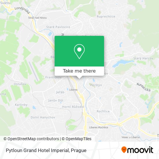 Pytloun Grand Hotel Imperial map
