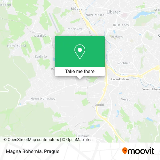 Карта Magna Bohemia