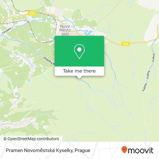 Pramen Novoměstské Kyselky map