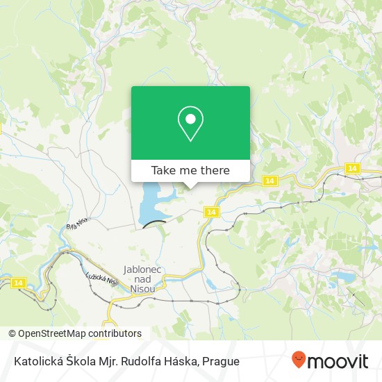 Katolická Škola Mjr. Rudolfa Háska map