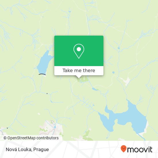 Nová Louka map