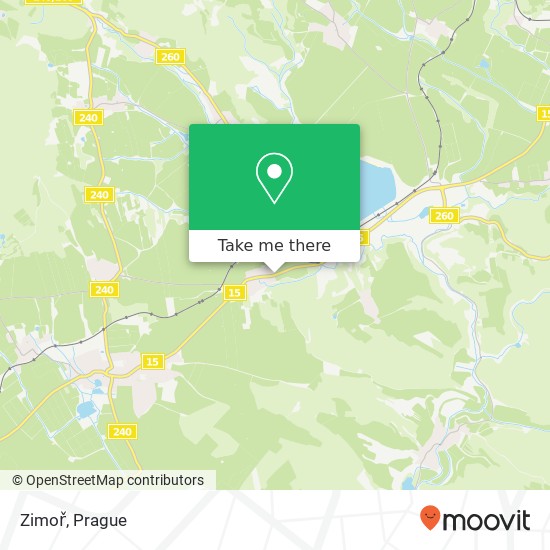 Zimoř map