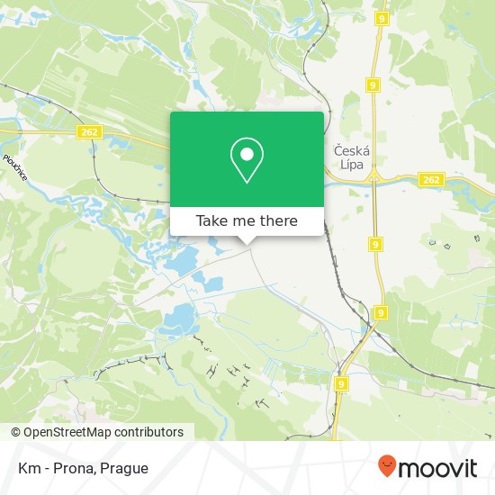 Km - Prona map