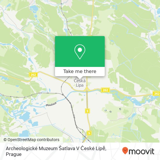 Archeologické Muzeum Šatlava V České Lípě map
