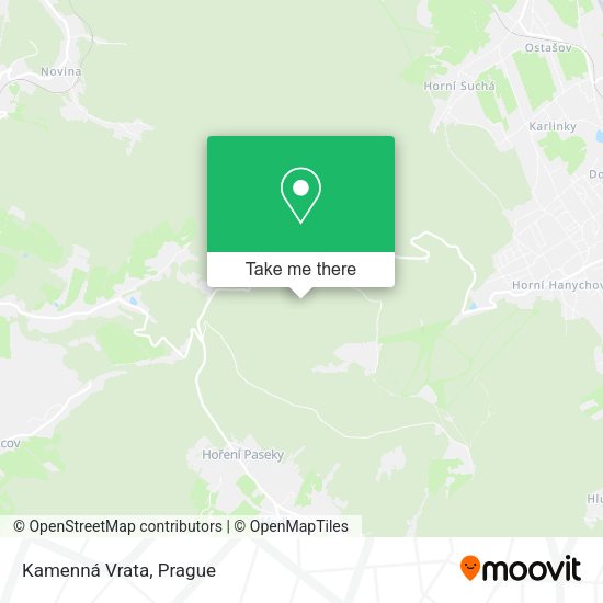 Карта Kamenná Vrata