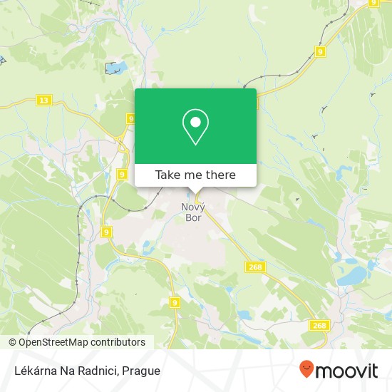 Карта Lékárna Na Radnici