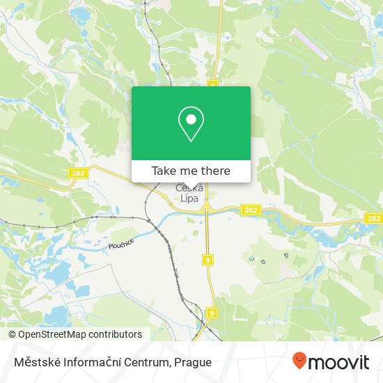 Městské Informační Centrum map