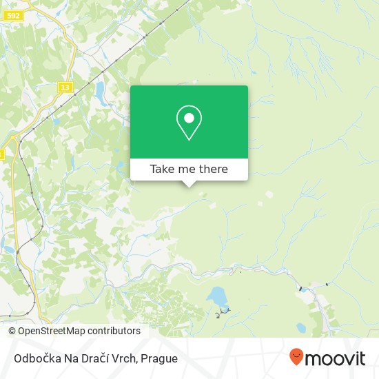 Odbočka Na Dračí Vrch map