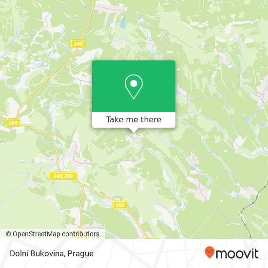 Dolní Bukovina map