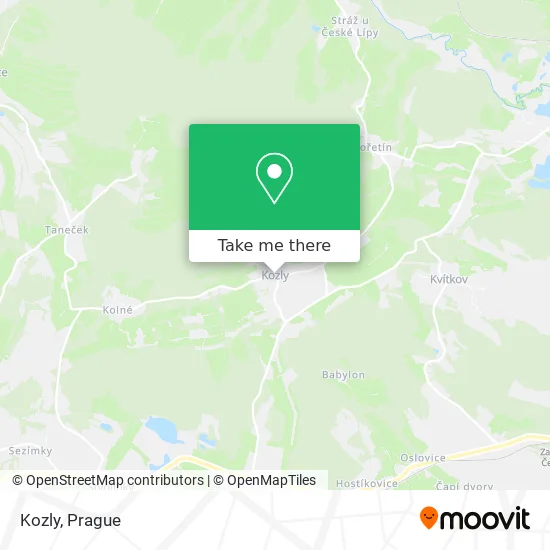 Карта Kozly