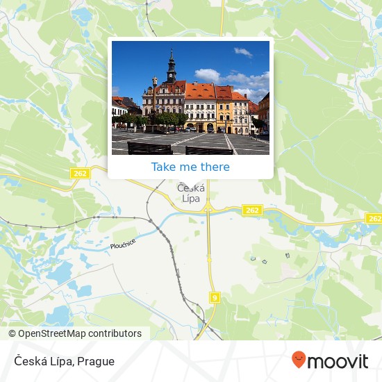 Česká Lípa map