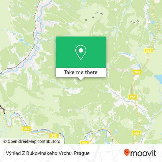 Výhled Z Bukovinského Vrchu map