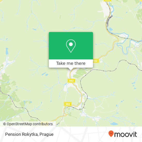 Pension Rokytka map