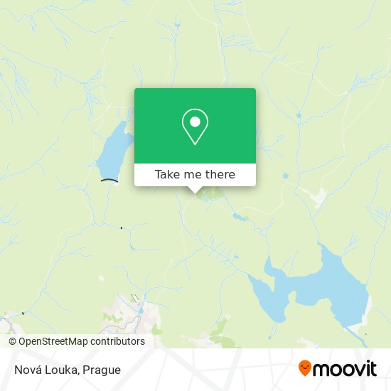 Nová Louka map