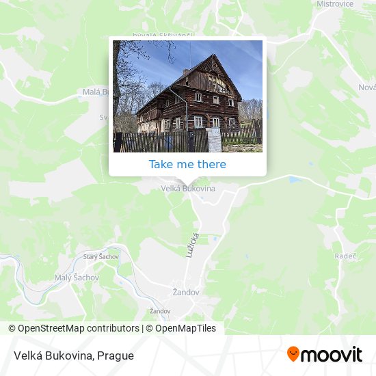 Velká Bukovina map