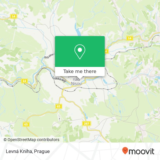 Levná Kniha map