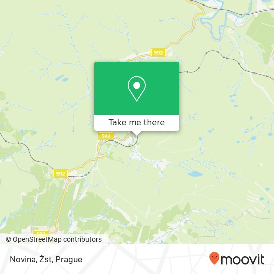 Novina, Žst map