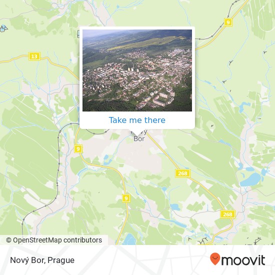 Nový Bor map