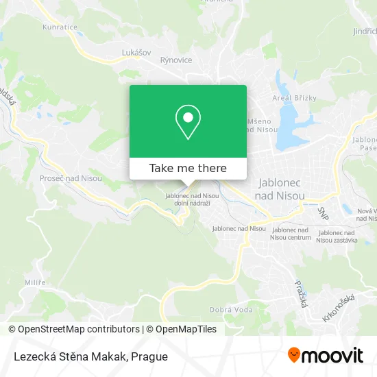 Карта Lezecká Stěna Makak