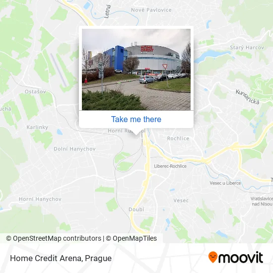 Карта Home Credit Arena