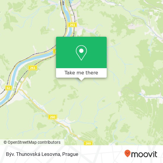 Býv. Thunovská Lesovna map