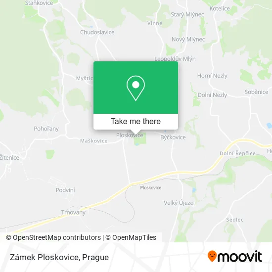 Карта Zámek Ploskovice