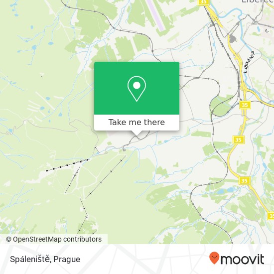 Spáleniště map