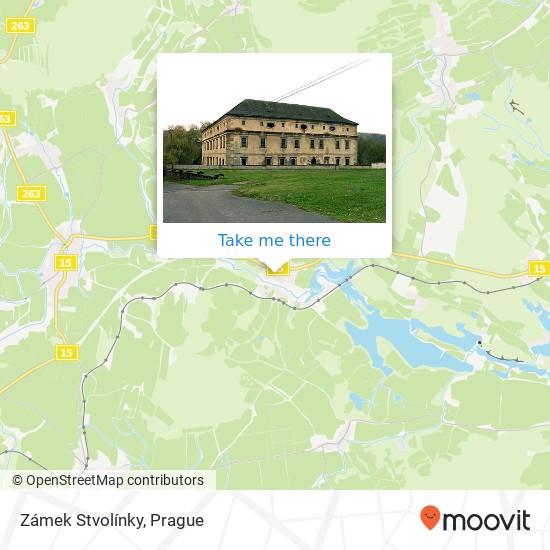 Zámek Stvolínky map