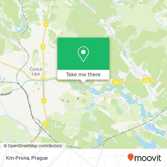 Km-Prona map