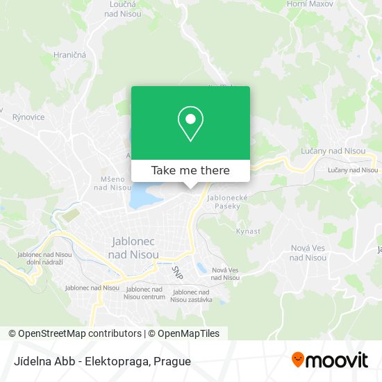 Jídelna Abb - Elektopraga map