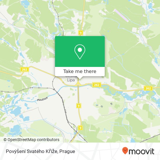 Povýšení Svatého Kříže map