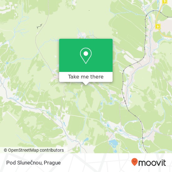 Pod Slunečnou map