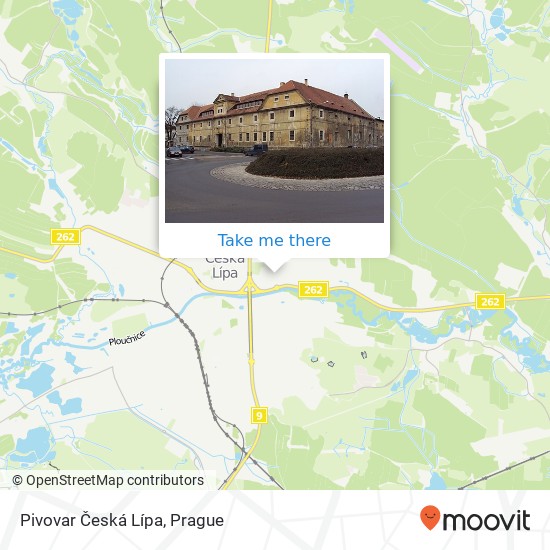 Карта Pivovar Česká Lípa