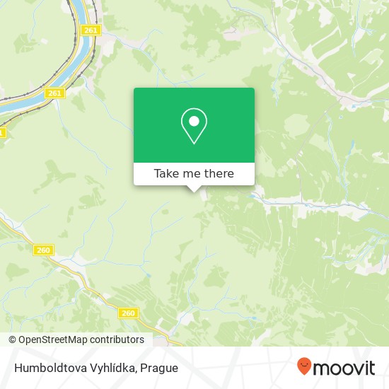 Humboldtova Vyhlídka map