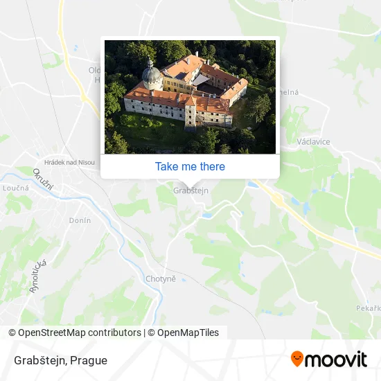 Карта Grabštejn