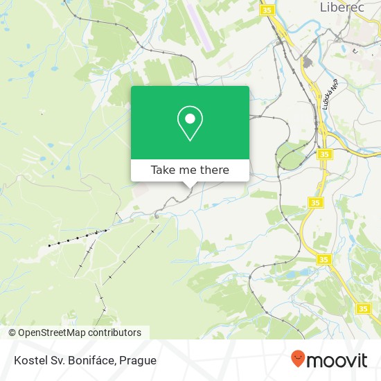 Kostel Sv. Bonifáce map